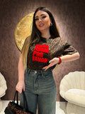T-Shirt maculata more amour