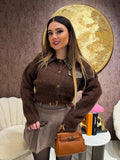 Cardigan Mocha Charm