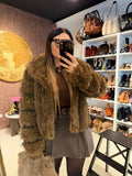 Giacca in Eco-Pelliccia soft