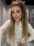 Maglioncino bianco con strass e perle