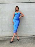 Abito in tulle soft sky