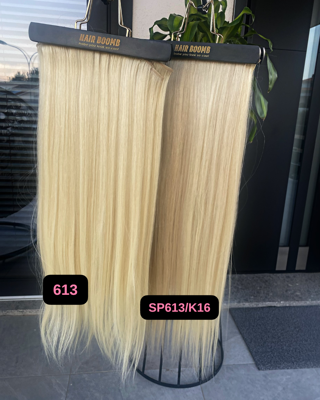 Extension 7 clip liscia Biondo sfumato