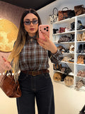 Maxi camicione con borchie
