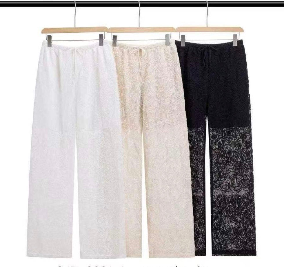 Pantalone in Pizzo Elegance