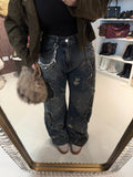 Jeans Ballon con Catenina