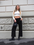 Maglioncino bianco con choker