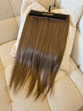 Maxi fascia castano freddo con clip