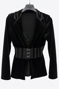 Giacca bustier in ciniglia