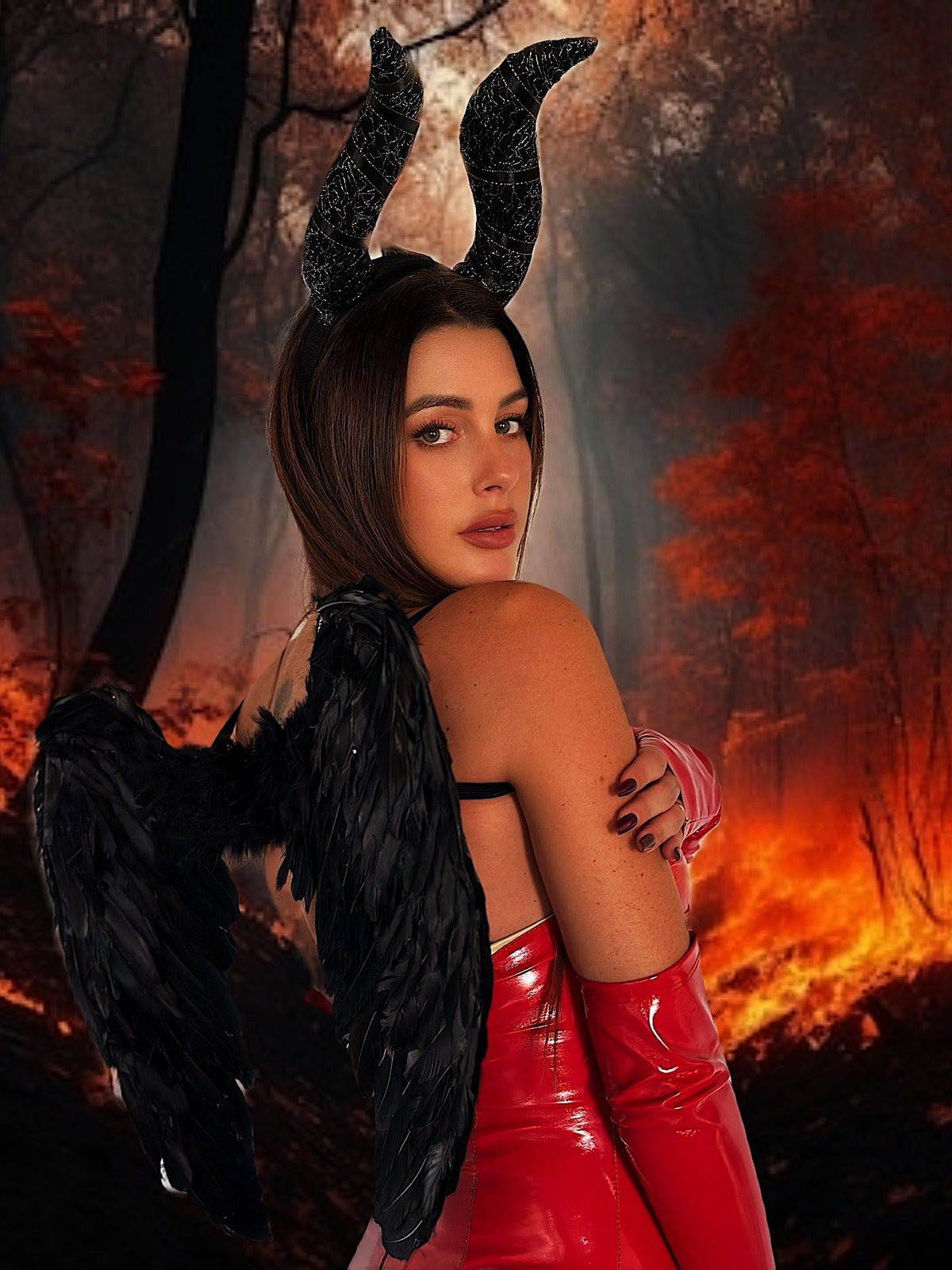 Devil girl look