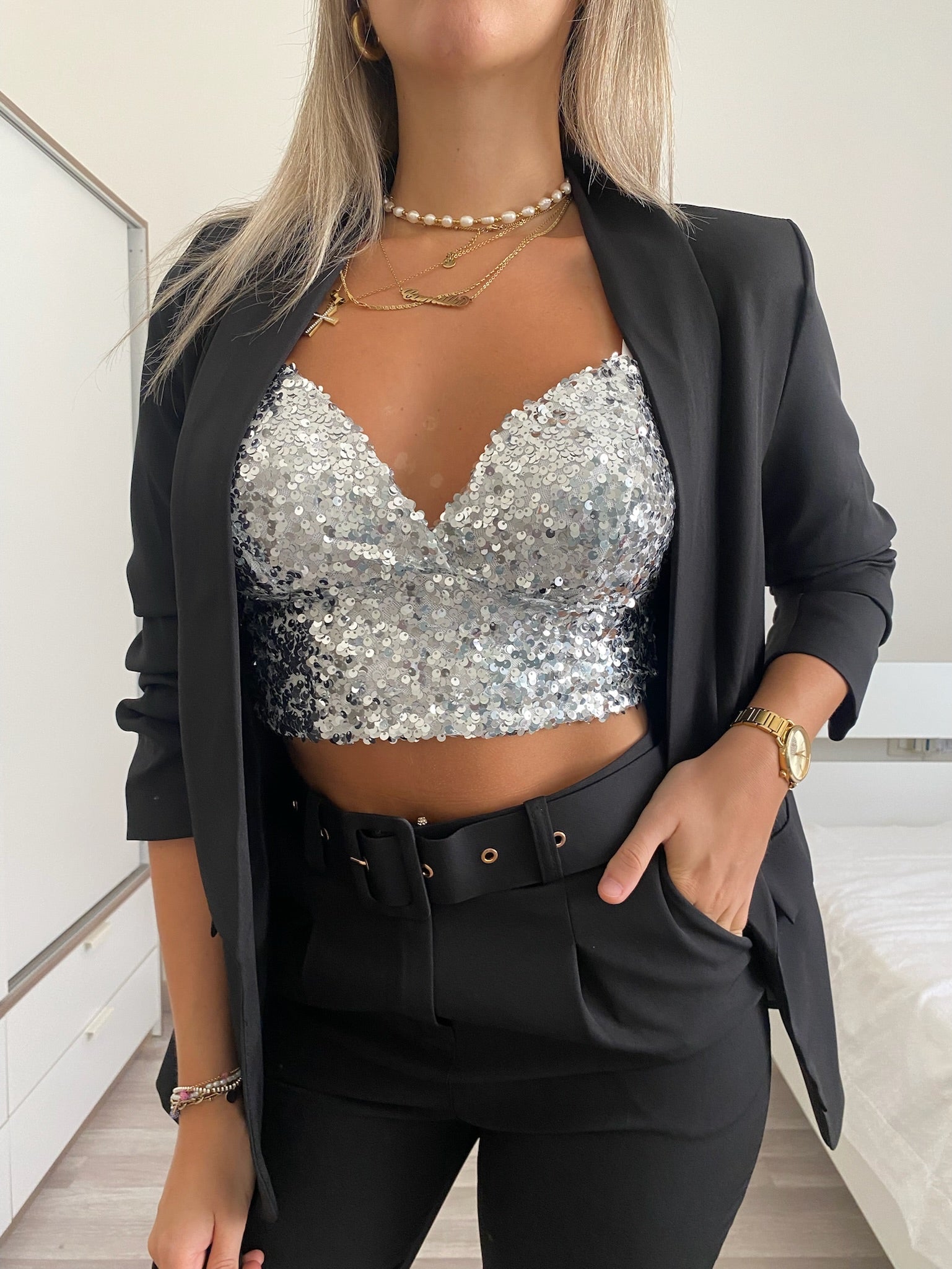 Completo giacca e pantalone nero