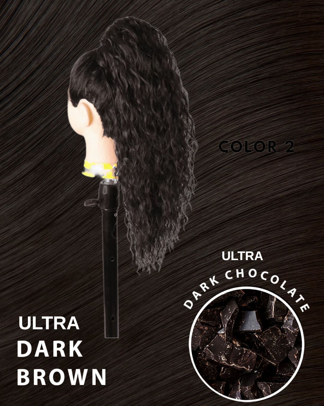 Coda #2 Riccia 50cm con Coulisse ultra Dark #2