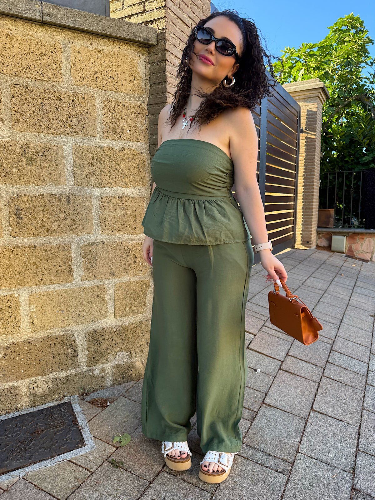 Completo top e pantalone
