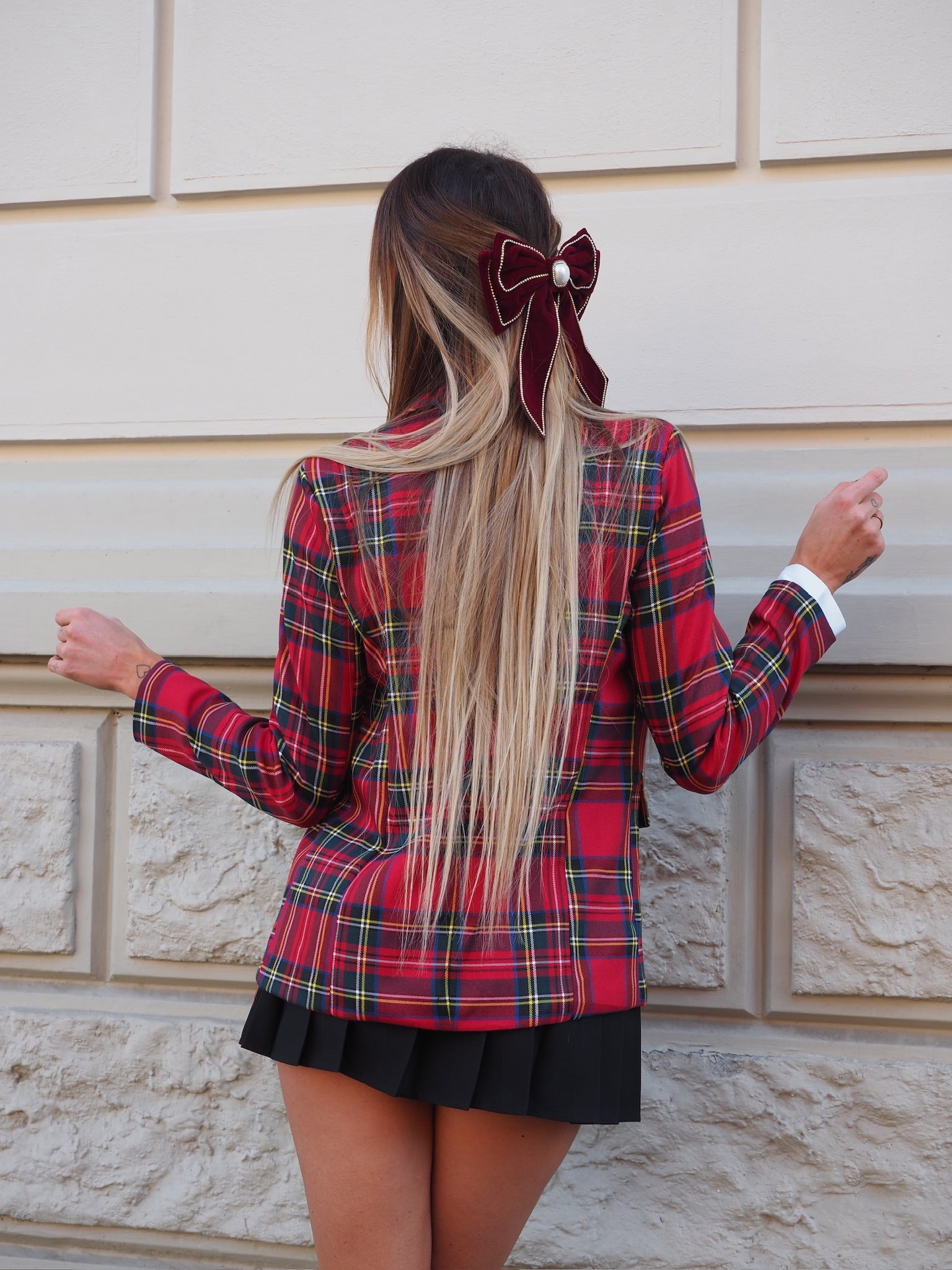 Completo scozzese chic