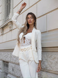 Completo giacca e pantalone burro