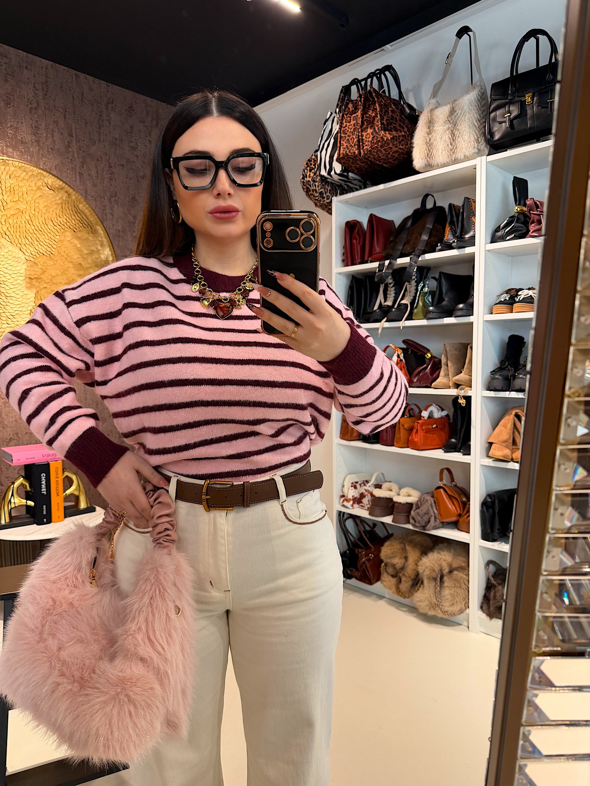 Maglione Candy Stripes