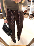 Jeans Oxford Tie con cintura