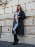 Completo top e pantalone argento
