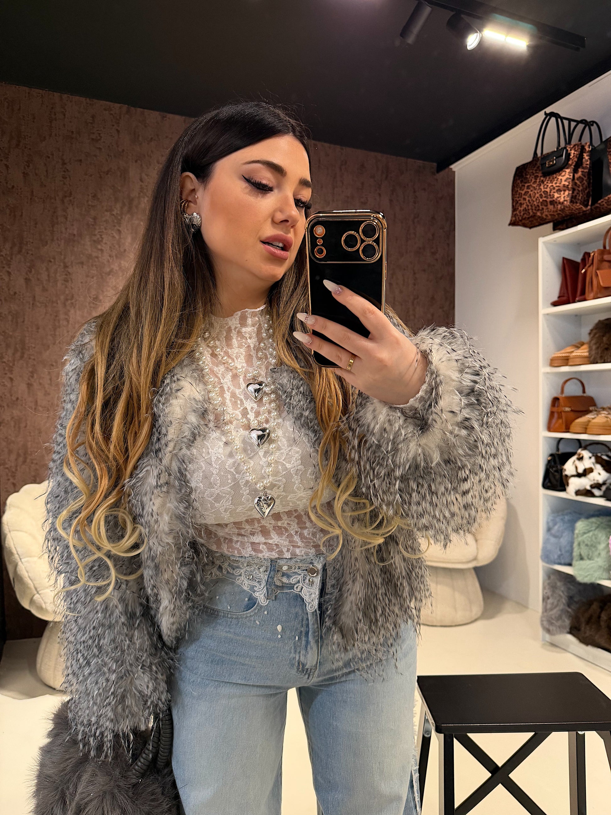 Giacca leggera Eco Fur