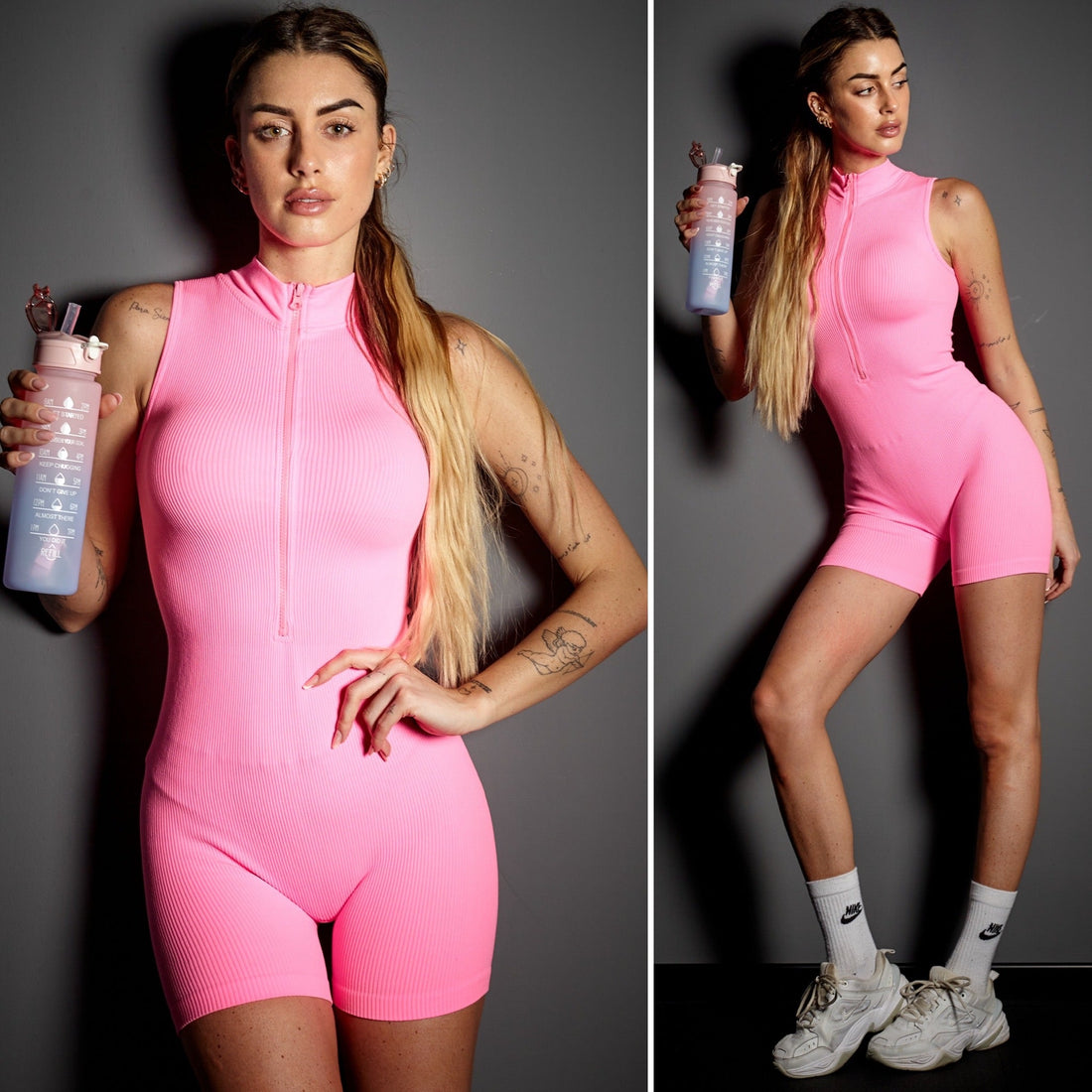 Tutina fitness fuxia