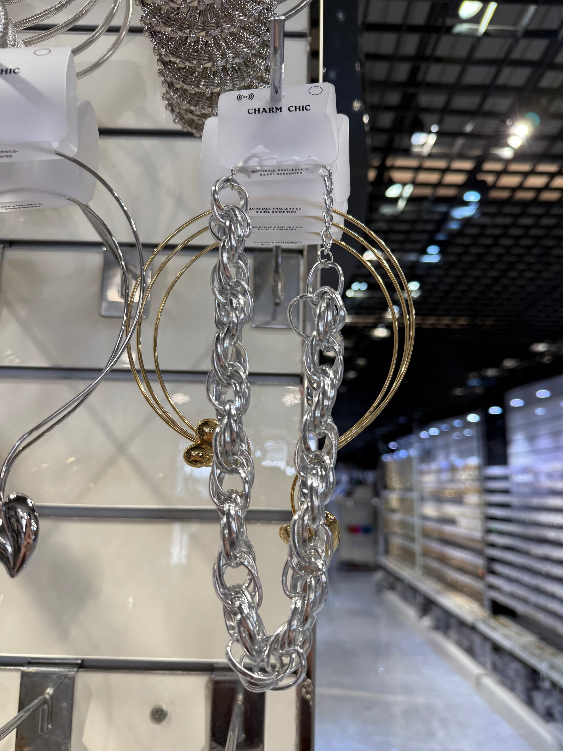 Collana con catena silver