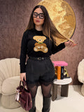 Short con pizzo e cintura