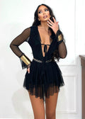 Abito in tulle nero