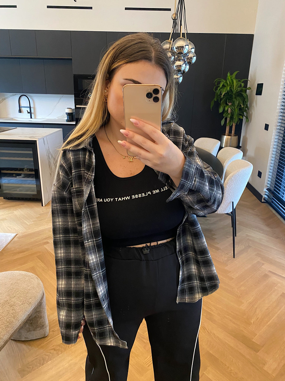 Camicia check più canotta