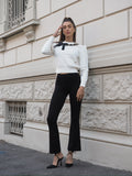 Pantalone a zampa nero