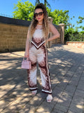 Completo top e pantalone bandana
