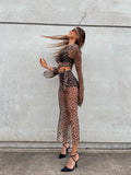 Set top e gonna in velo animalier