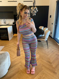 Pantalone crochet lilla