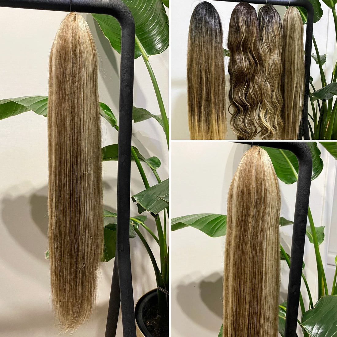 Coda liscia con Coulisse Biondo con Meches MQ