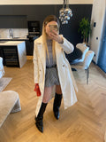 Cappotto lungo panna
