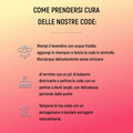 Coda #T1B/27 riccia con Coulisse Castano Chiaro Degradè