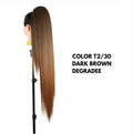 Coda #t1b/30liscia con Coulisse Castano Degradè 90cm