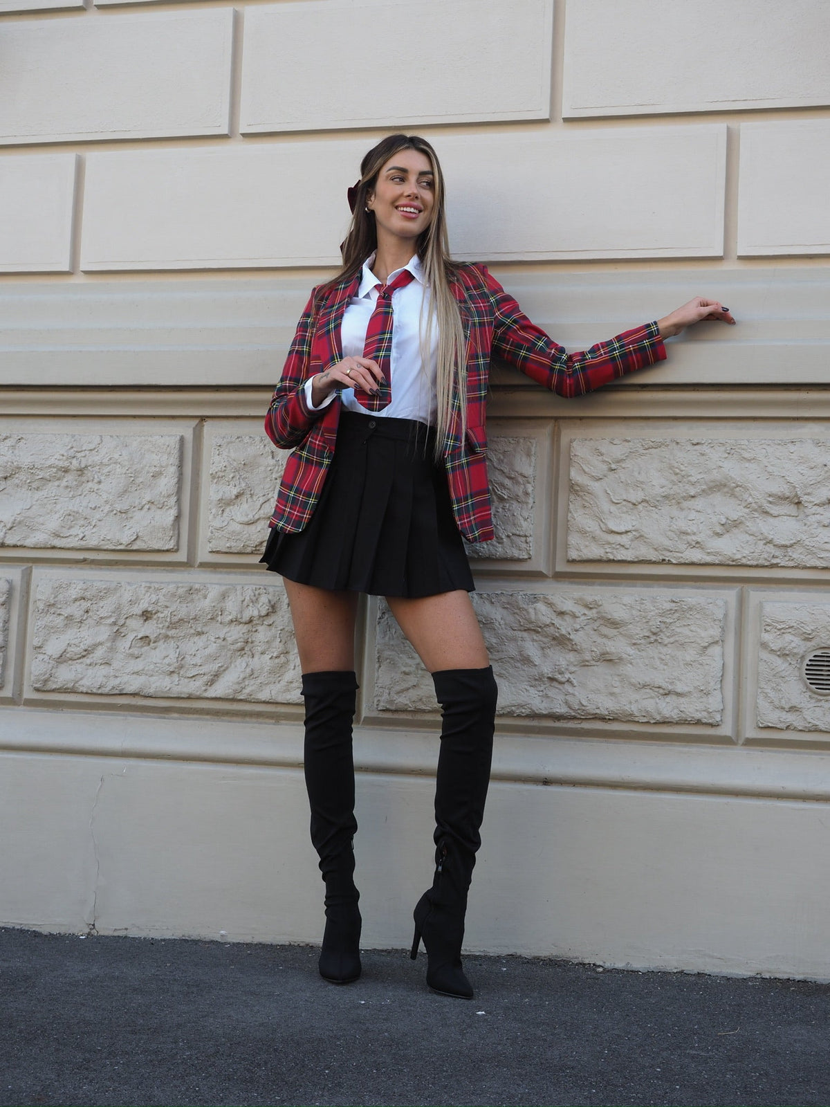 Completo scozzese chic