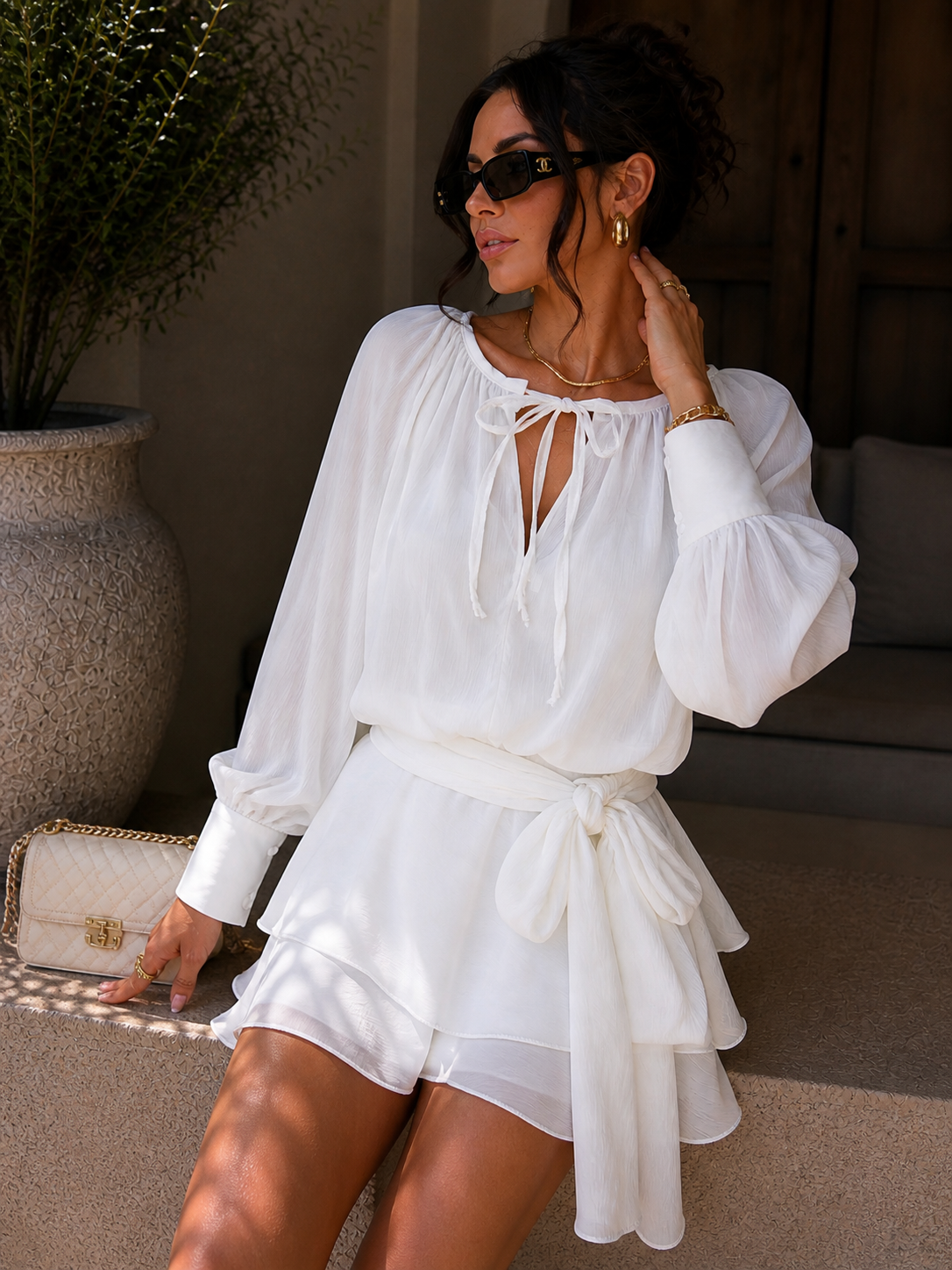 Abito Chiffon Elegance