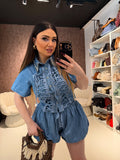 Completo Denim Lace Glam