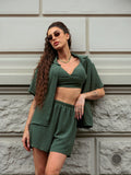 Completo tre pezzi verde militare