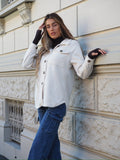 Giacca Teddy soft bianca