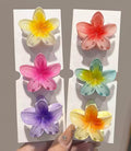 Set 2 mollettine con fiore