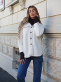 Giacca Teddy soft bianca