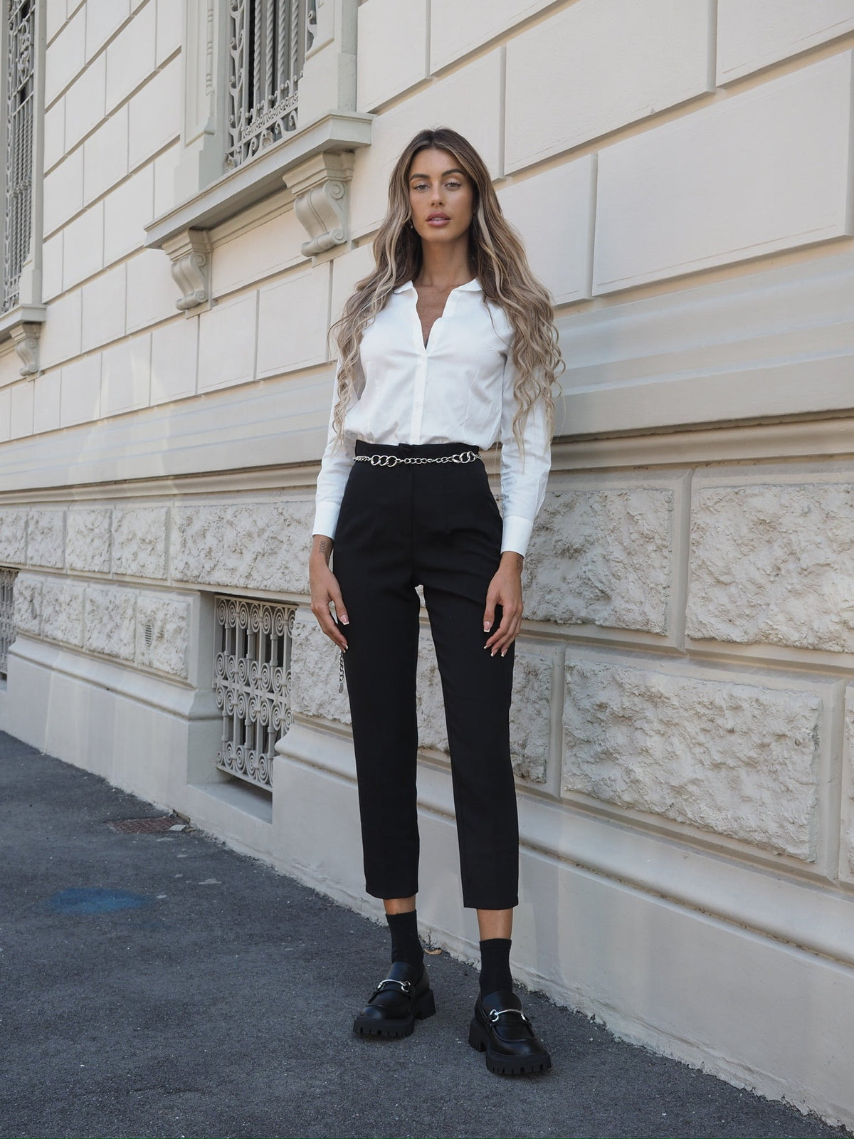 Camicia basic bianca