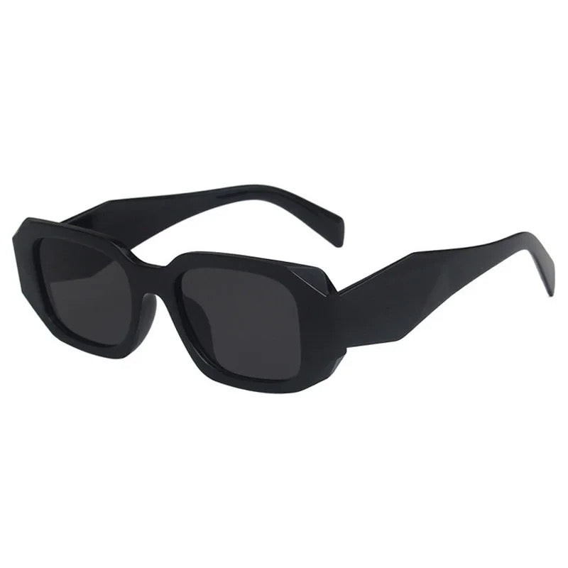 Occhiale squadrato nero