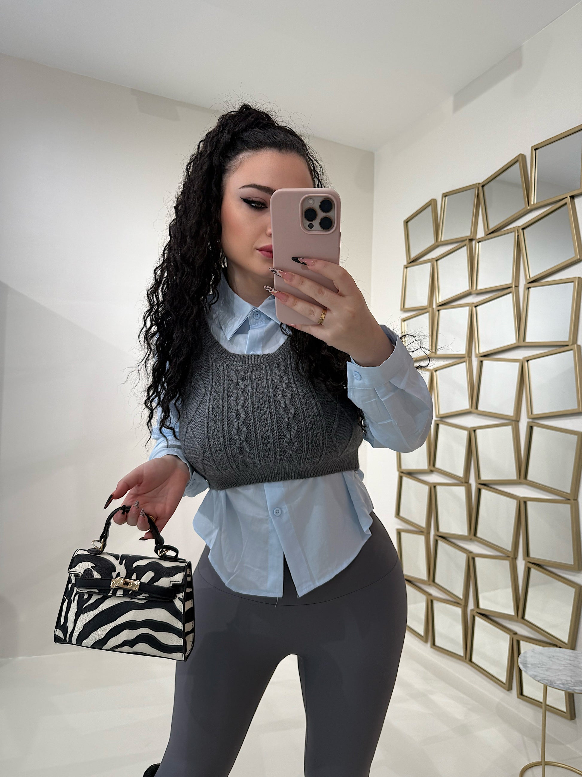 Camicetta con gilet