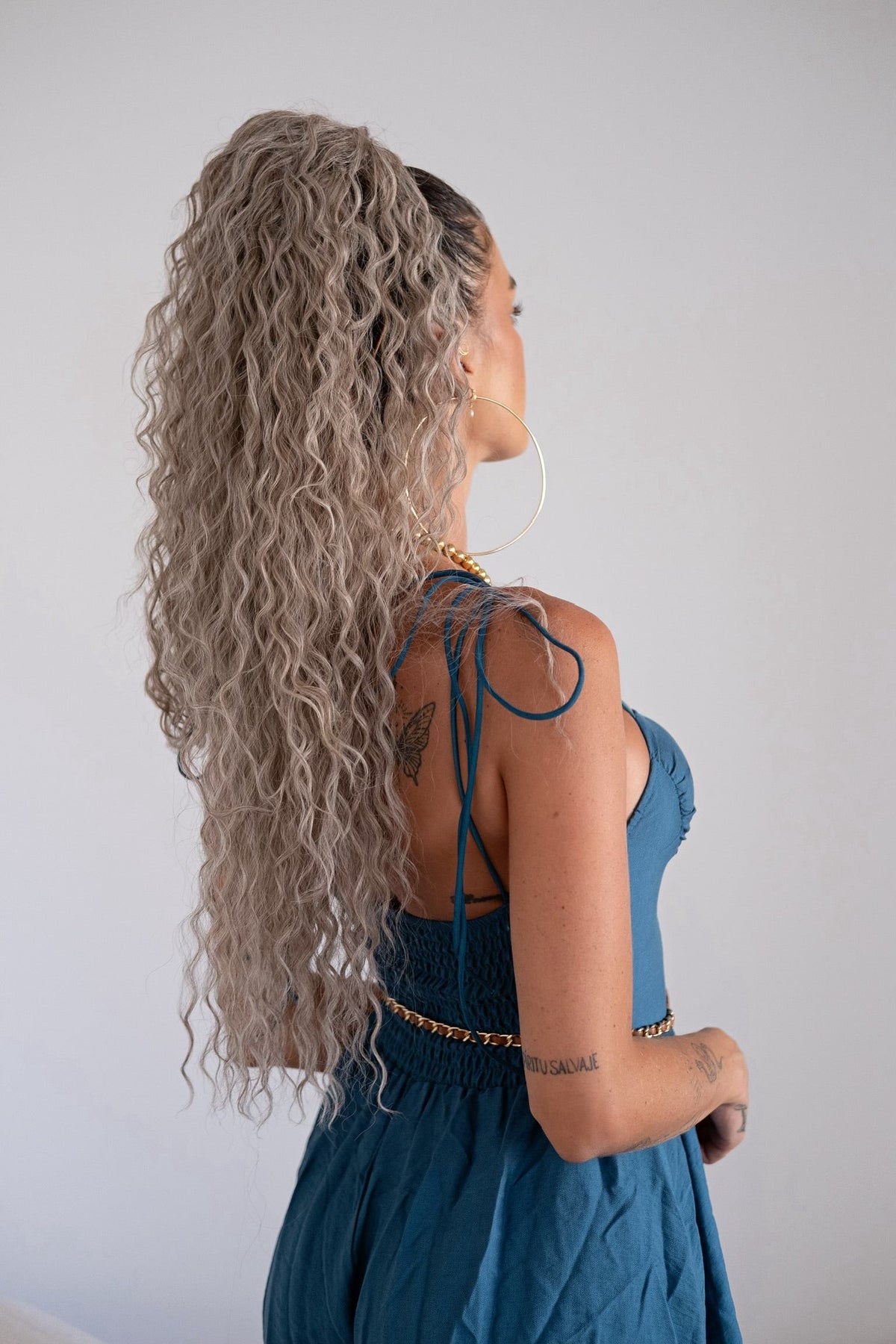 Coda riccia con Coulisse Baby Blonde
