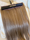 Maxi fascia castano freddo con clip