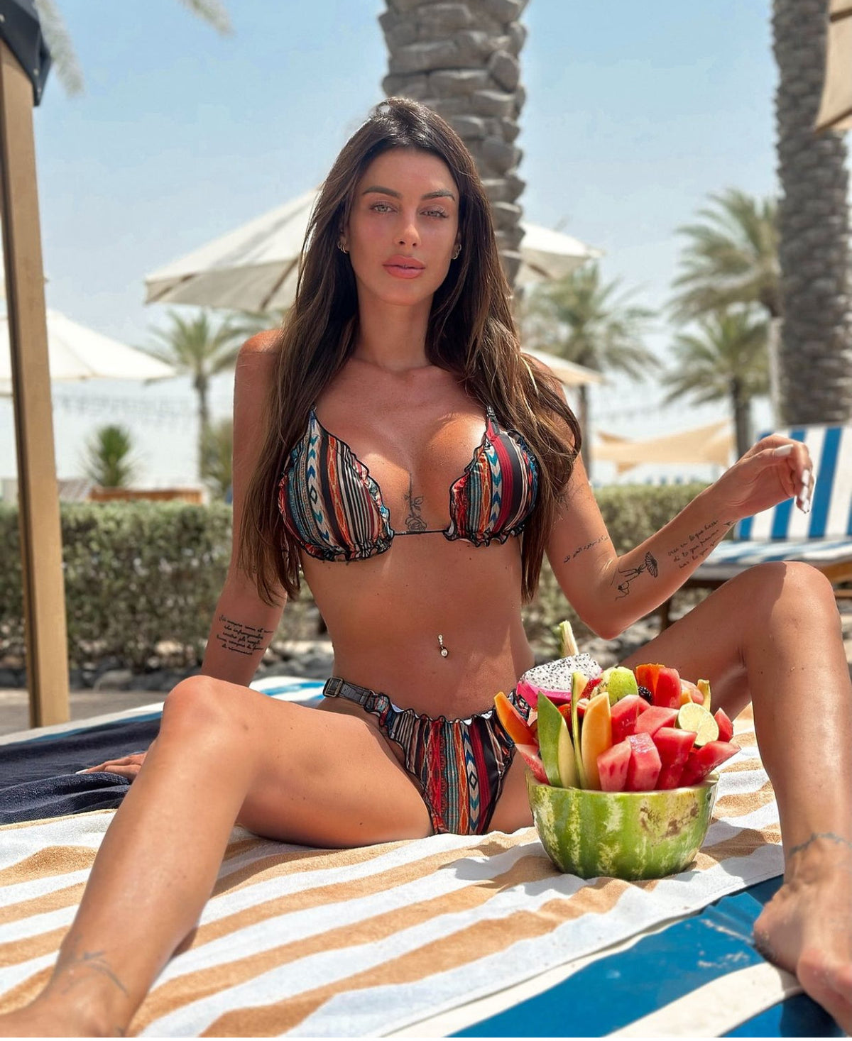 Bikini con fibbia sunset