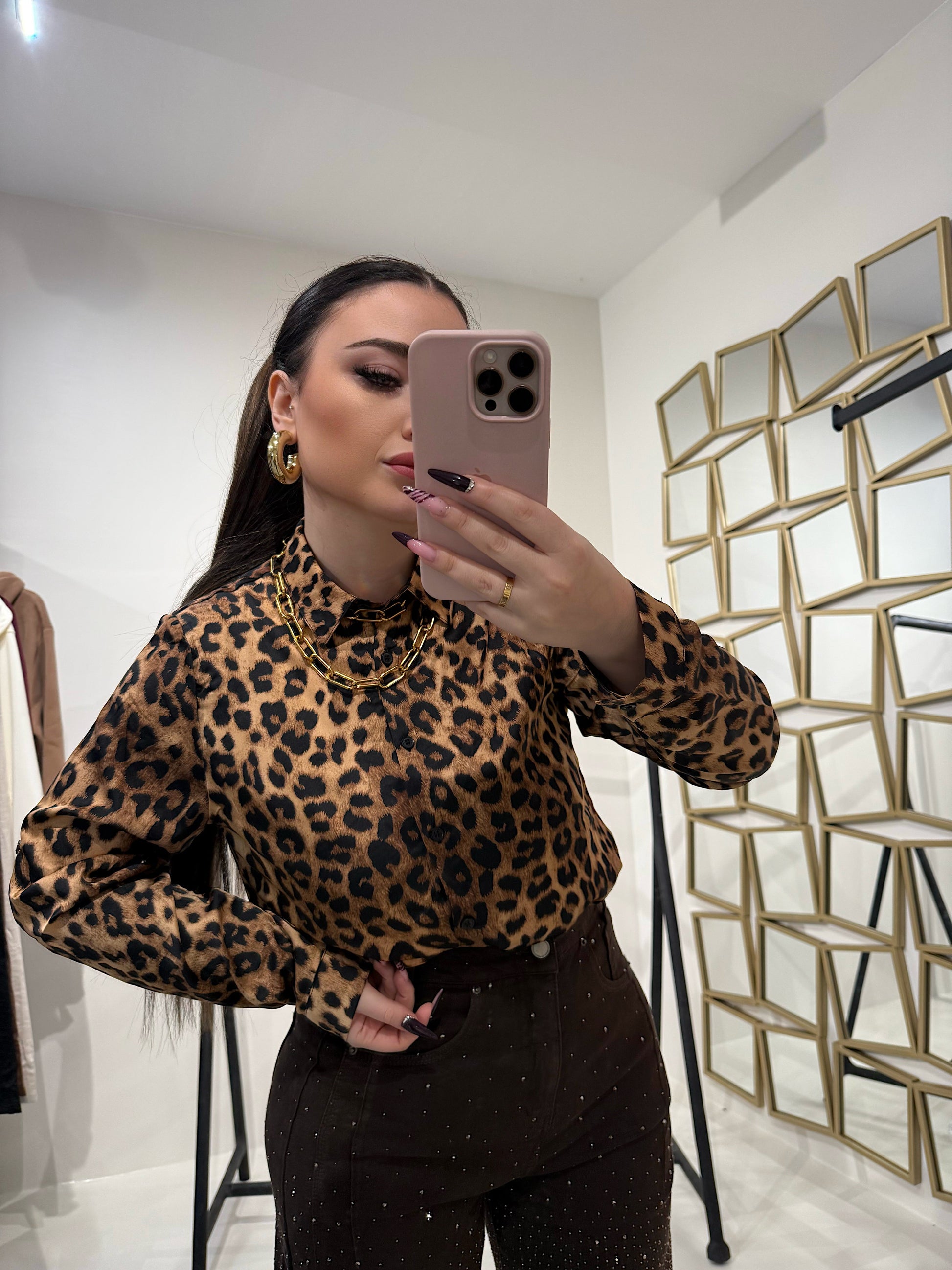Camicia animalier