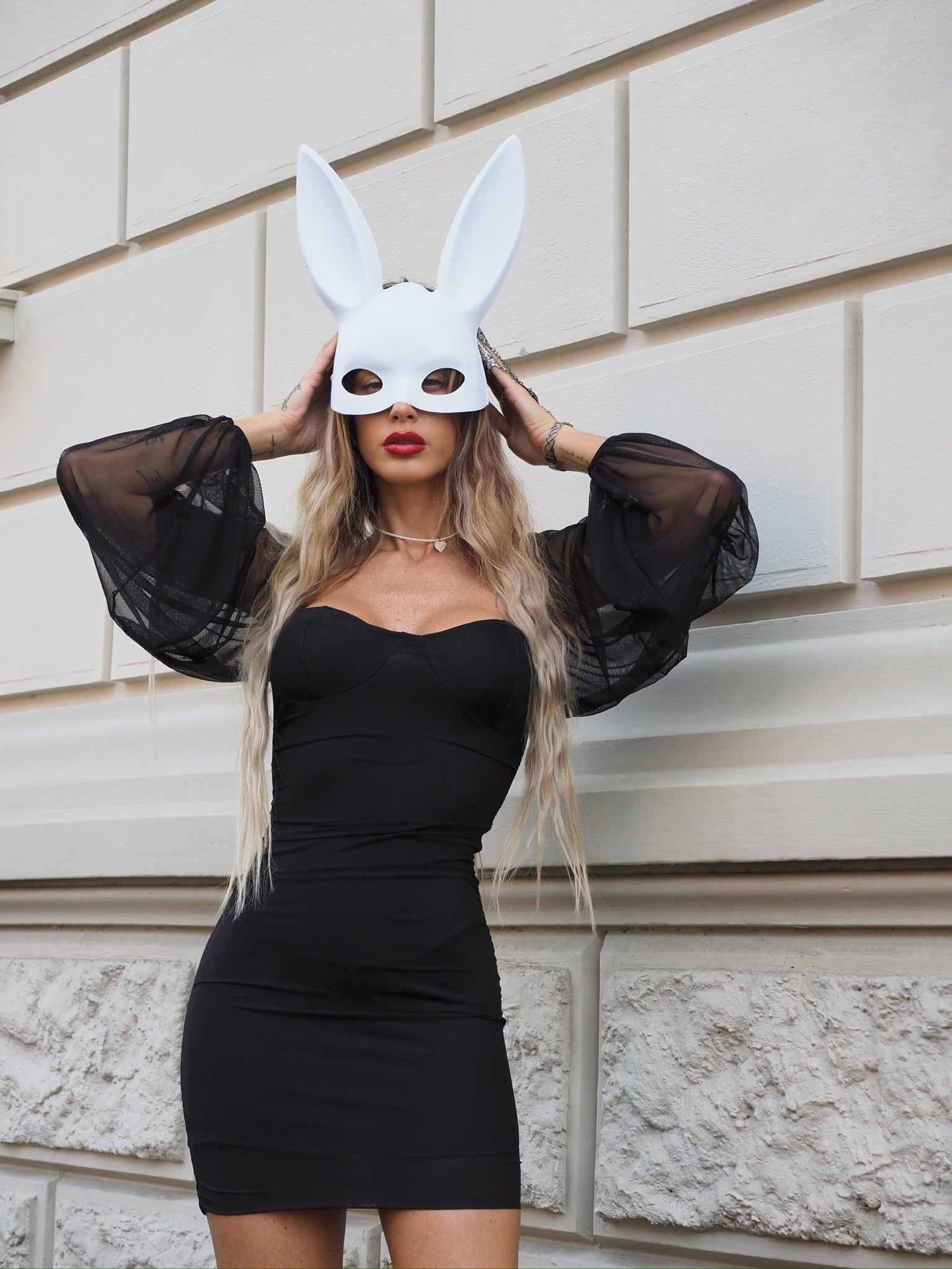 Maschera Rabbit White
